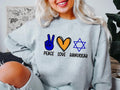 Peace Love Hanukkah Hanukkah Jewish Celebration Religious Jewish Menorah Long Sleeve T-Shirts, Hoodie, Sweatshirt - T-Shirt, Sweatshirt, Hoodie