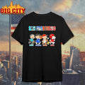 Peanuts Characters San Francisco Sports Sharks X Warriors X Giants X 49ers Shirt Unisex T-shirt, Sweatshirt, Hoodie, Long Sleeve Tee - T-Shirt, Sweatshirt, Hoodie