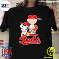 Peanuts Characters X Cincinnati Reds Baseball Shirt Unisex T-shirt, Sweatshirt, Hoodie, Long Sleeve Tee - T-Shirt, Sweatshirt, Hoodie