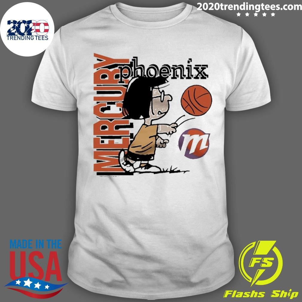 Peanuts Marcie X Phoenix Mercury Basketball Shirt Unisex T-shirt, Sweatshirt, Hoodie, Long Sleeve Tee - T-Shirt, Sweatshirt, Hoodie