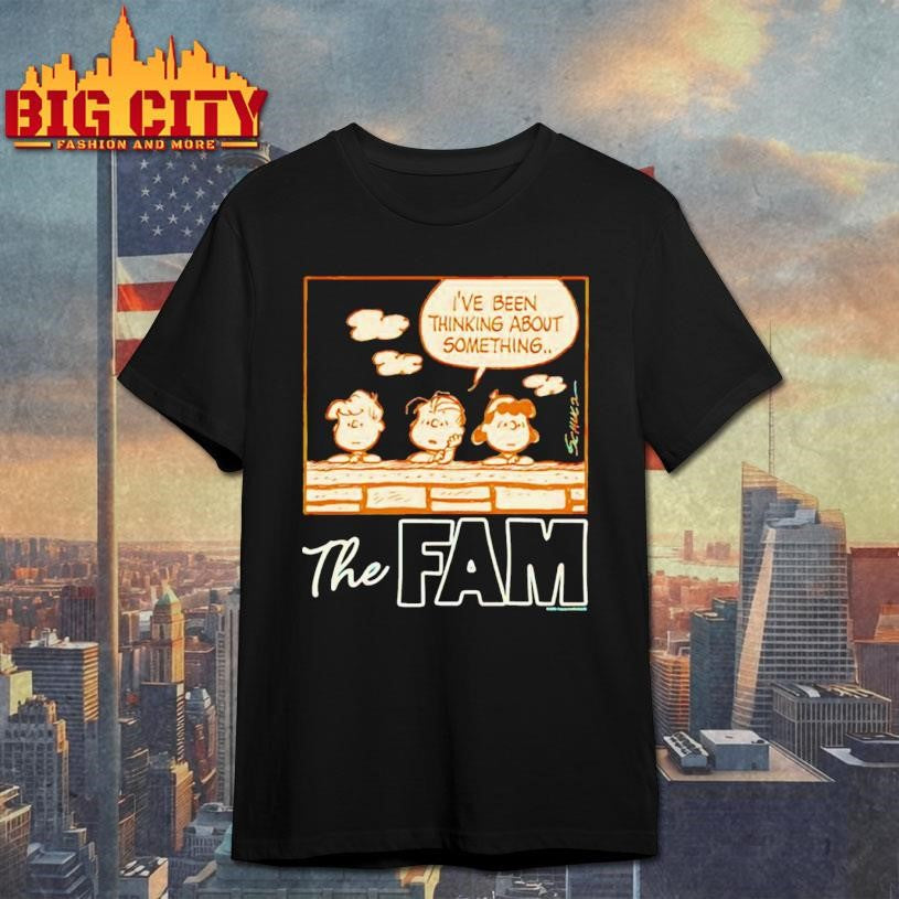 Peanuts the Fam Ive been thinking about something shirt Unisex T-shirt, Sweatshirt, Hoodie, Long Sleeve Tee - T-Shirt, Sweatshirt, Hoodie