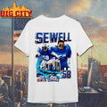 Penei Sewell Detroit Lions Player City Skyline Shirt Unisex T-shirt, Sweatshirt, Hoodie, Long Sleeve Tee - T-Shirt, Sweatshirt, Hoodie