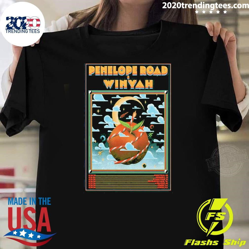 Penelope Road and Winyah Co-Headline 2026 Shows Shirt Unisex T-shirt, Sweatshirt, Hoodie, Long Sleeve Tee - T-Shirt, Sweatshirt, Hoodie