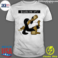 Penguin Drunk Funny Linux Tux Sudo Rm Rf Shirt Unisex T-shirt, Sweatshirt, Hoodie, Long Sleeve Tee - T-Shirt, Sweatshirt, Hoodie