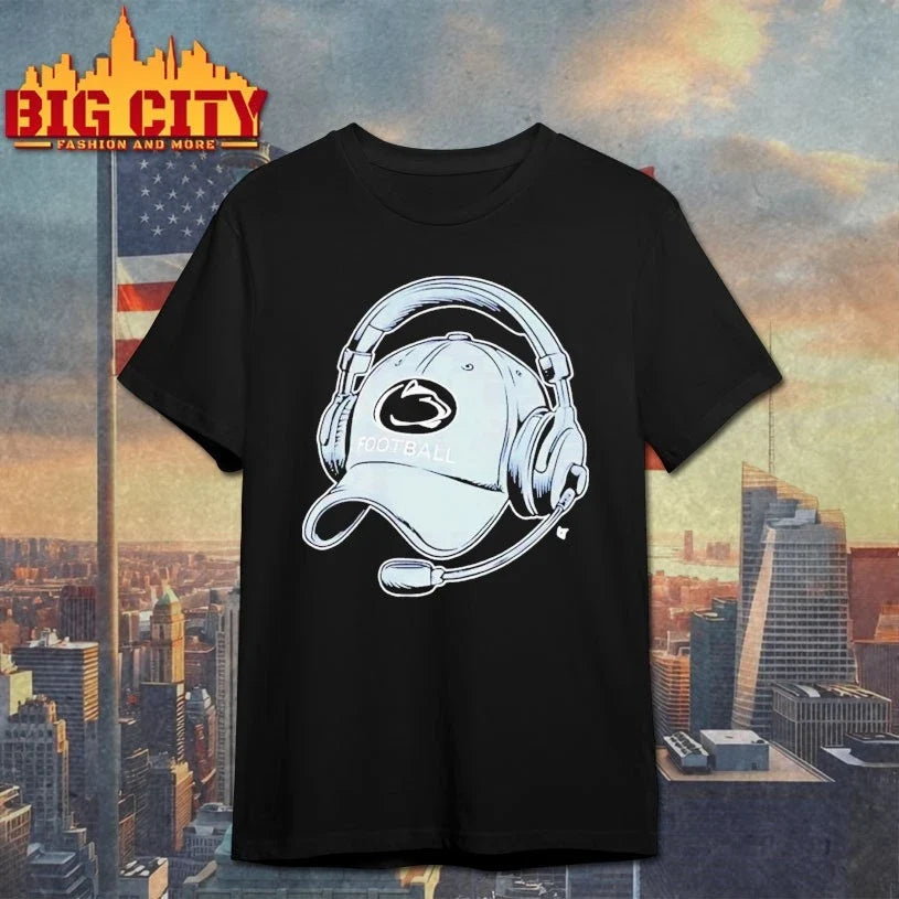 Penn State Football Coach’s Hat and Headset shirt Unisex T-shirt, Sweatshirt, Hoodie, Long Sleeve Tee - T-Shirt, Sweatshirt, Hoodie