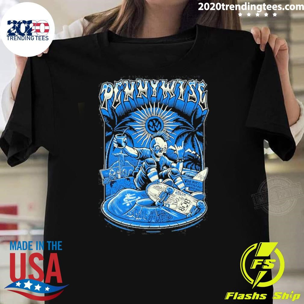 Pennywise South America Tour 2026 Shirt Unisex T-shirt, Sweatshirt, Hoodie, Long Sleeve Tee - T-Shirt, Sweatshirt, Hoodie