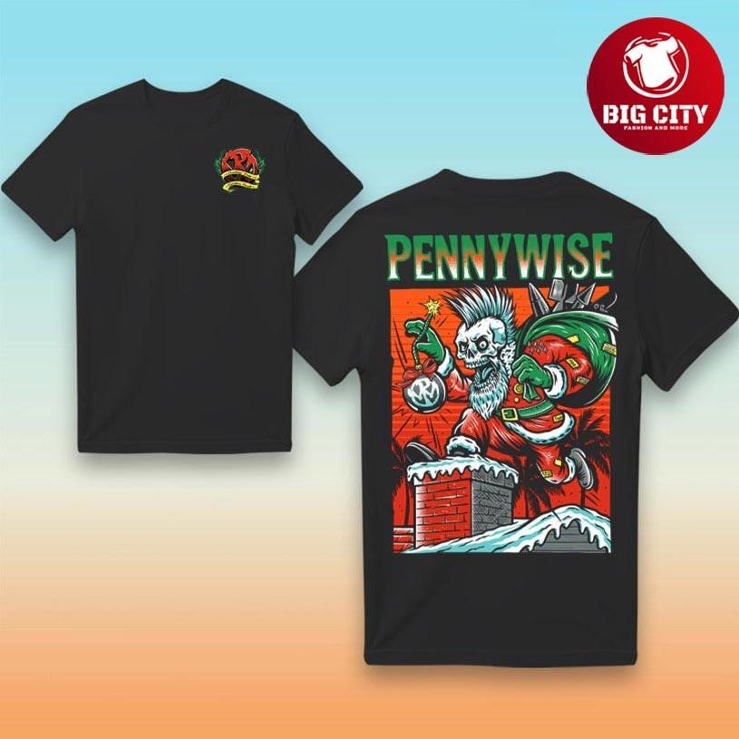 Pennywise Xmas 2025 Two Sided Shirt Unisex T-shirt, Sweatshirt, Hoodie, Long Sleeve Tee - T-Shirt, Sweatshirt, Hoodie