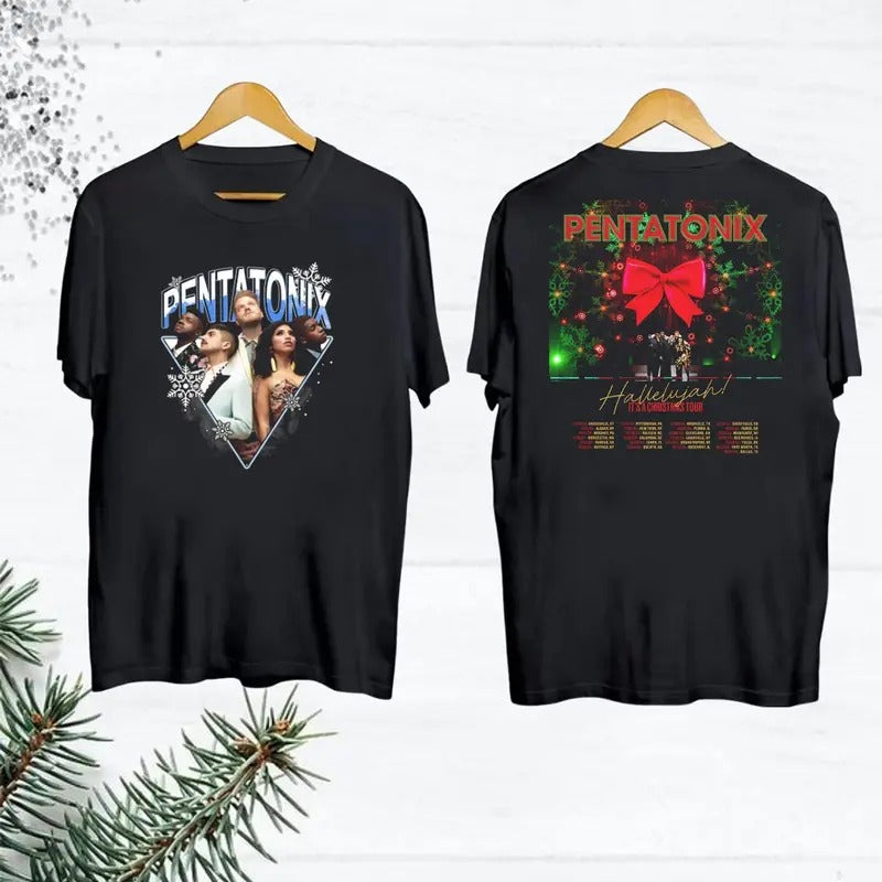 Pentatonix Hallelujah 'S Tour 2024 Shirt Pentatonix Band Shirt Fan T-Shirts, Hoodie, Sweatshirt - T-Shirt, Sweatshirt, Hoodie