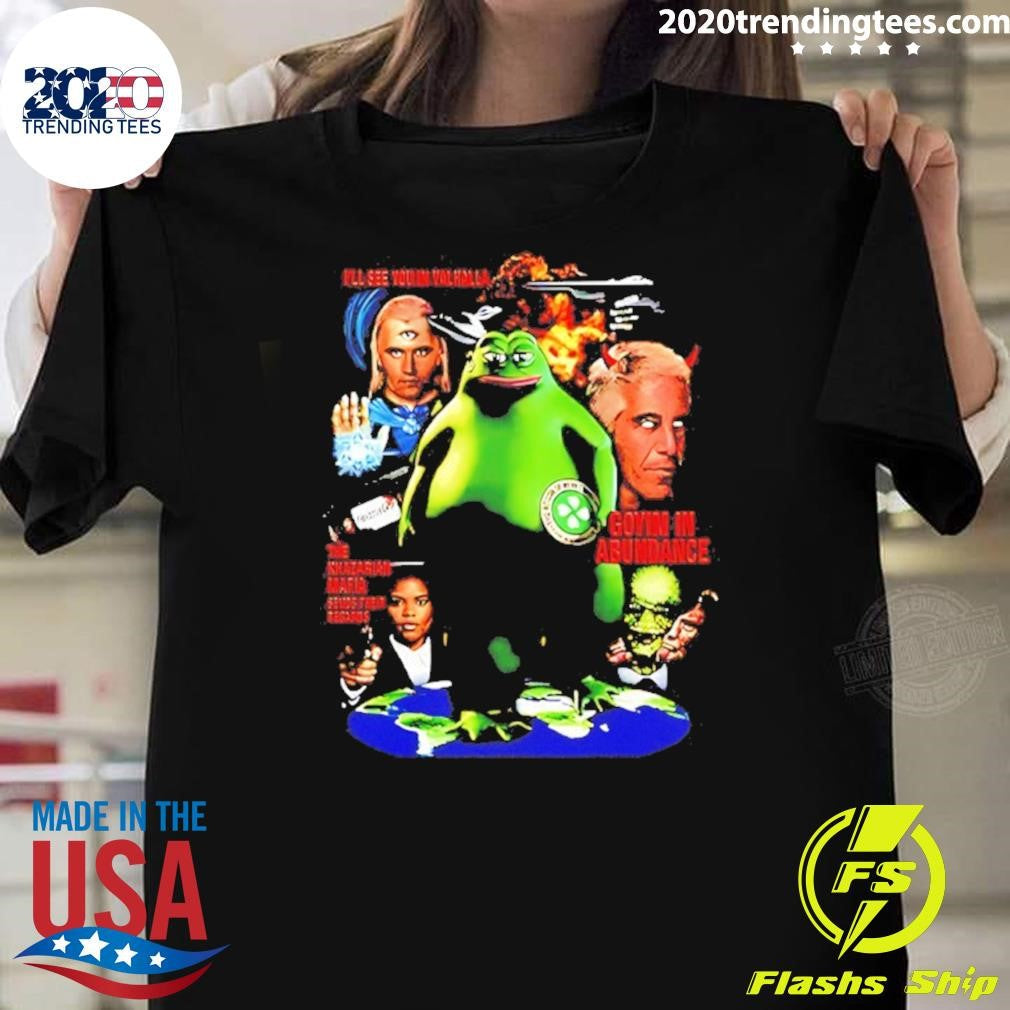 Pepe The Frog Ashtar Sheran Jeffrey Epstein Shirt Unisex T-shirt, Sweatshirt, Hoodie, Long Sleeve Tee - T-Shirt, Sweatshirt, Hoodie