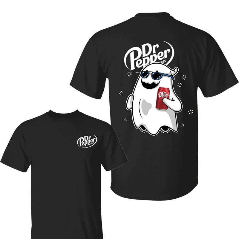 Pepper Ghost Halloween 2 Sided Shirt Cotton & Casual Halloween Soft Drink Bottle Shirt Cotton T-Shirts, Hoodie, Sweatshirt - T-Shirt, Sweatshirt, Hoodie