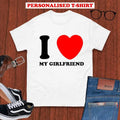 Personalised I Love Custom Text Funny Anniversary I Love Custom Made Top Him Her Menswear Cotton Classic Casual Basic Short Sleeve T-Shirts, Hoodie, Sweatshirt - T-Shirt, Sweatshirt, Hoodie