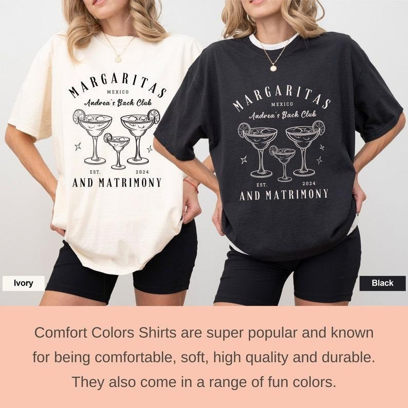 Personalised Margaritas Matrimony Luxury Bachelorette Party Shirts Margs Matrimony Bach Party Margarita Bridal Party T-Shirts, Hoodie, Sweatshirt - T-Shirt, Sweatshirt, Hoodie