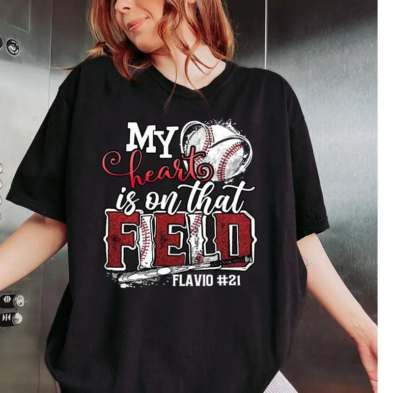 Personalized Baseball Mom Shirt Baseball Mom Game Day Shirt Mom Spo T-Shirts, Hoodie, Sweatshirt - T-Shirt, Sweatshirt, Hoodie