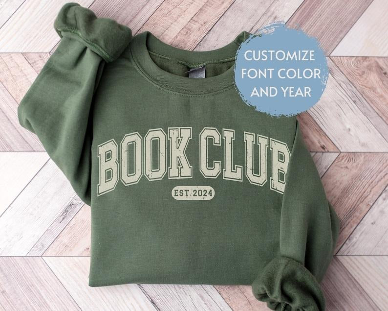 Personalized Book Club Custom Year Customized Book Shirt Social Club Shirt Reading Club Book Reader T-Shirts, Hoodie, Sweatshirt - T-Shirt, Sweatshirt, Hoodie