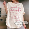 Personalized Bride Shirt Bachelorette Shirts Going Chapel Gonna Get Married Comfort Colors Coquette Bachelorette Party Shirts Casual Loose Womenswear Cotton Tops Baggy T-Shirts, Hoodie, Sweatshirt - T-Shirt, Sweatshirt, Hoodie