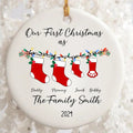 Personalized First Ornament First As Family Ornament First As Family 4 Ornament First Ornament T-Shirts, Hoodie, Sweatshirt - T-Shirt, Sweatshirt, Hoodie