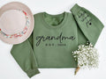 Personalized Grandma Grandkids Names Sleeve Custom Granny Est Date Gramma Grandma T-Shirts, Hoodie, Sweatshirt - T-Shirt, Sweatshirt, Hoodie