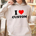 Personalized I Love Custom Valentines I Heart Breaking Hearts & Fit Fabric T-Shirts, Hoodie, Sweatshirt - T-Shirt, Sweatshirt, Hoodie