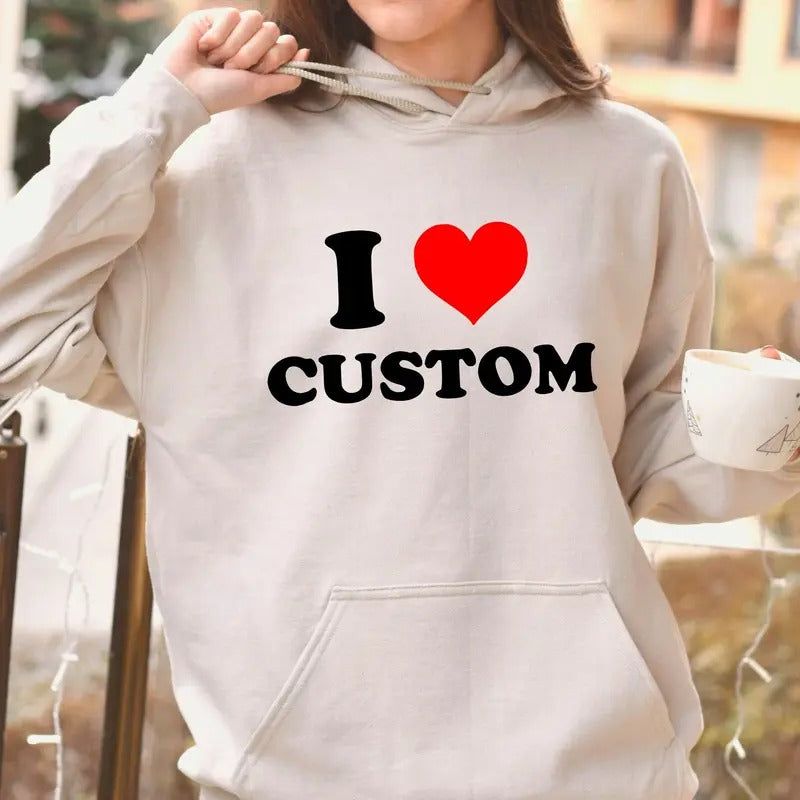 Personalized I Love Custom Valentines I Heart Breaking Hearts & Fit Fabric T-Shirts, Hoodie, Sweatshirt - T-Shirt, Sweatshirt, Hoodie