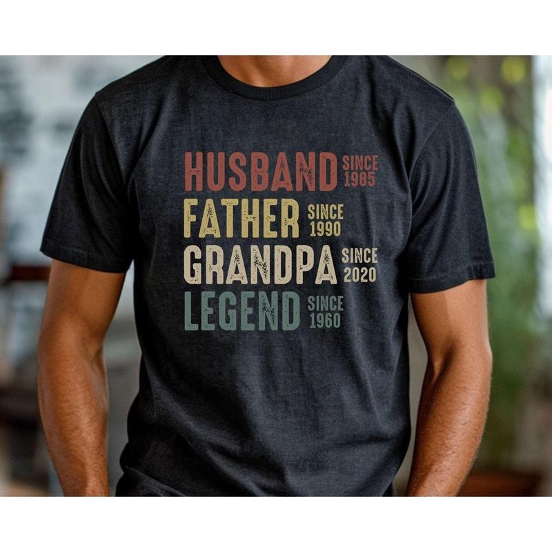 Personalized Legend Husband Dad Grandpa Shirt Grandpa Best Shirt Papa T-Shirts, Hoodie, Sweatshirt - T-Shirt, Sweatshirt, Hoodie