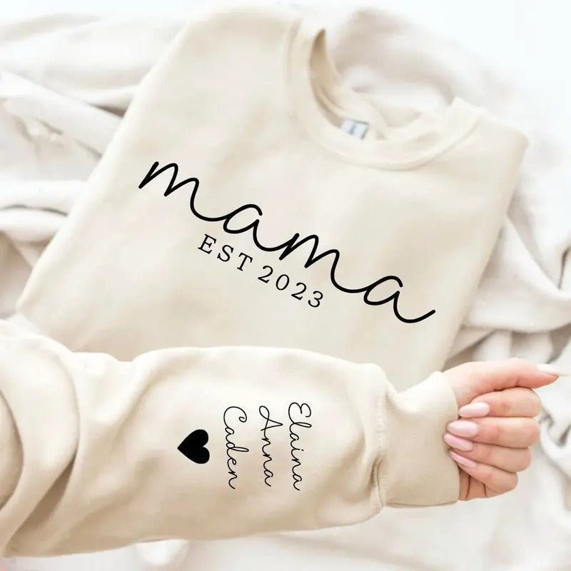 Personalized Mama Mama Custom Shirt Custom Mama Mimi Gammy Gigi Shirt Grandma Womenswear Print Printed T-Shirts, Hoodie, Sweatshirt - T-Shirt, Sweatshirt, Hoodie