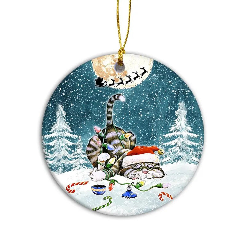 Pet Ornament Cat Ornament Kitty Purrfect Cat Ornament Feline Festivities Ornament Cat Lovers Cute Cat T-Shirts, Hoodie, Sweatshirt - T-Shirt, Sweatshirt, Hoodie