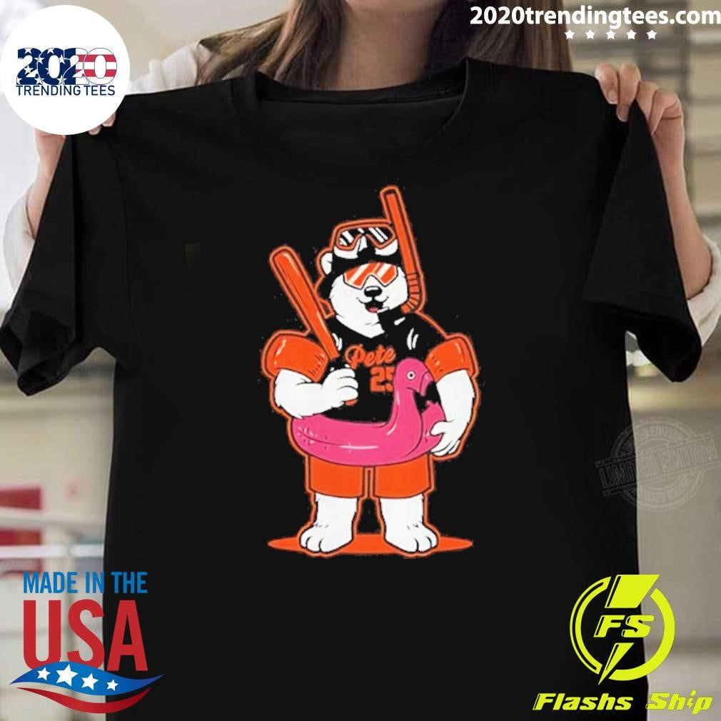 Pete Alonso Polar Bear Mr. Splash Shirt Unisex T-shirt, Sweatshirt, Hoodie, Long Sleeve Tee - T-Shirt, Sweatshirt, Hoodie