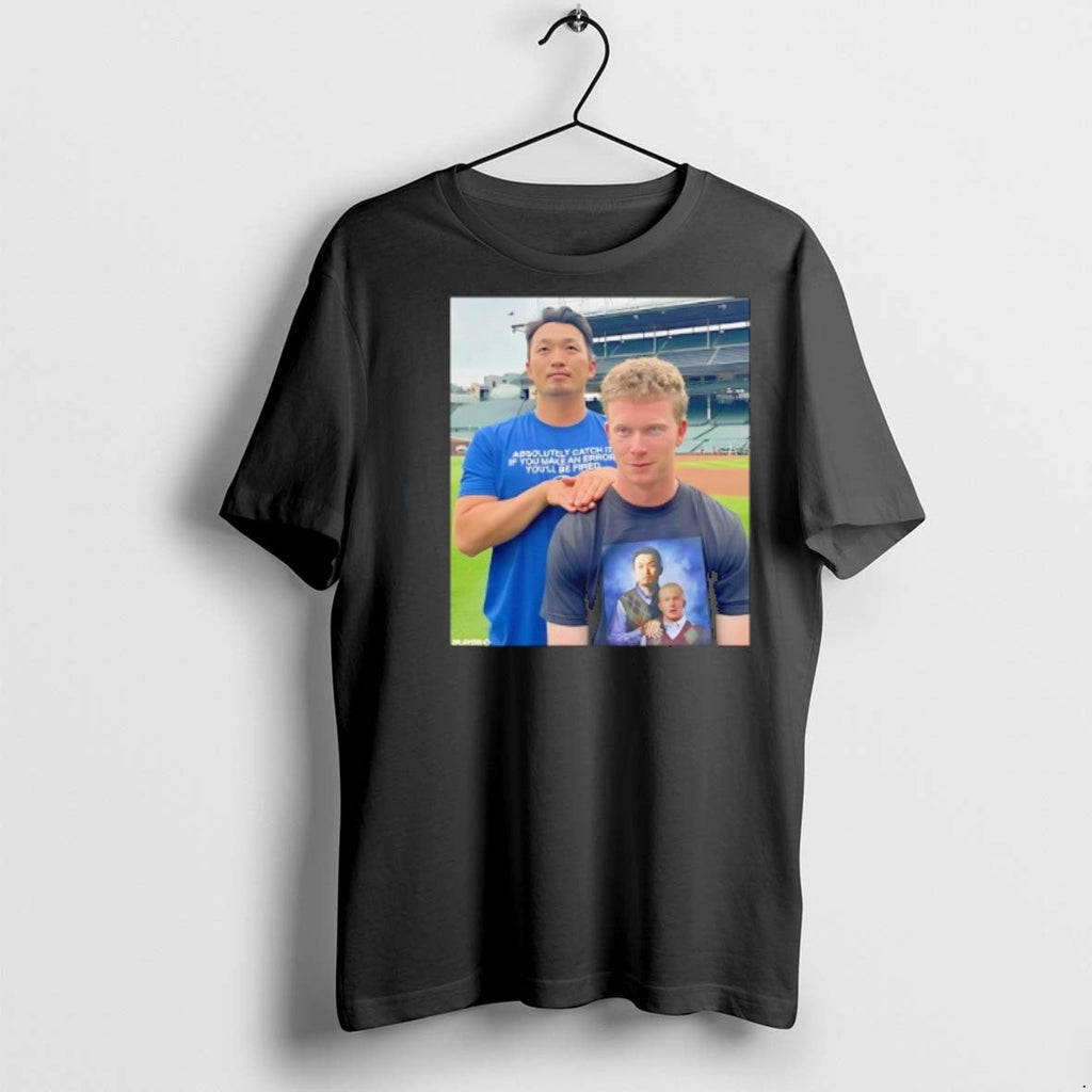 Pete Crow Armstrong And Seiya Suzuki Step Brothers Photo T Shirts Unisex T-shirt, Sweatshirt, Hoodie, Long Sleeve Tee - T-Shirt, Sweatshirt, Hoodie