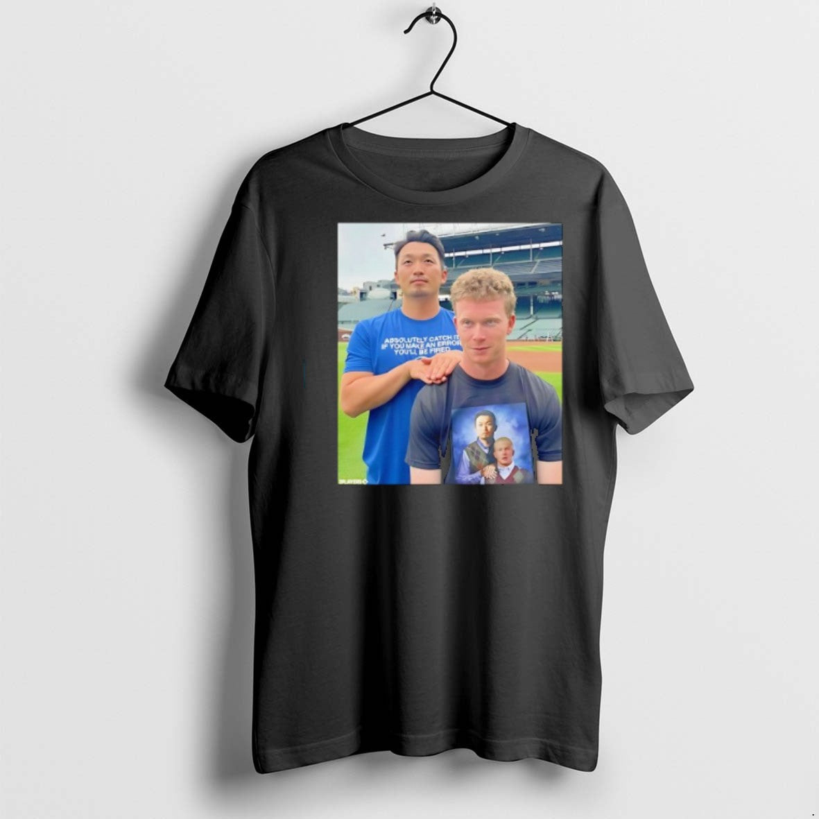 Pete Crow Armstrong And Seiya Suzuki Step Brothers Photo T Shirts Unisex T-shirt, Sweatshirt, Hoodie, Long Sleeve Tee - T-Shirt, Sweatshirt, Hoodie