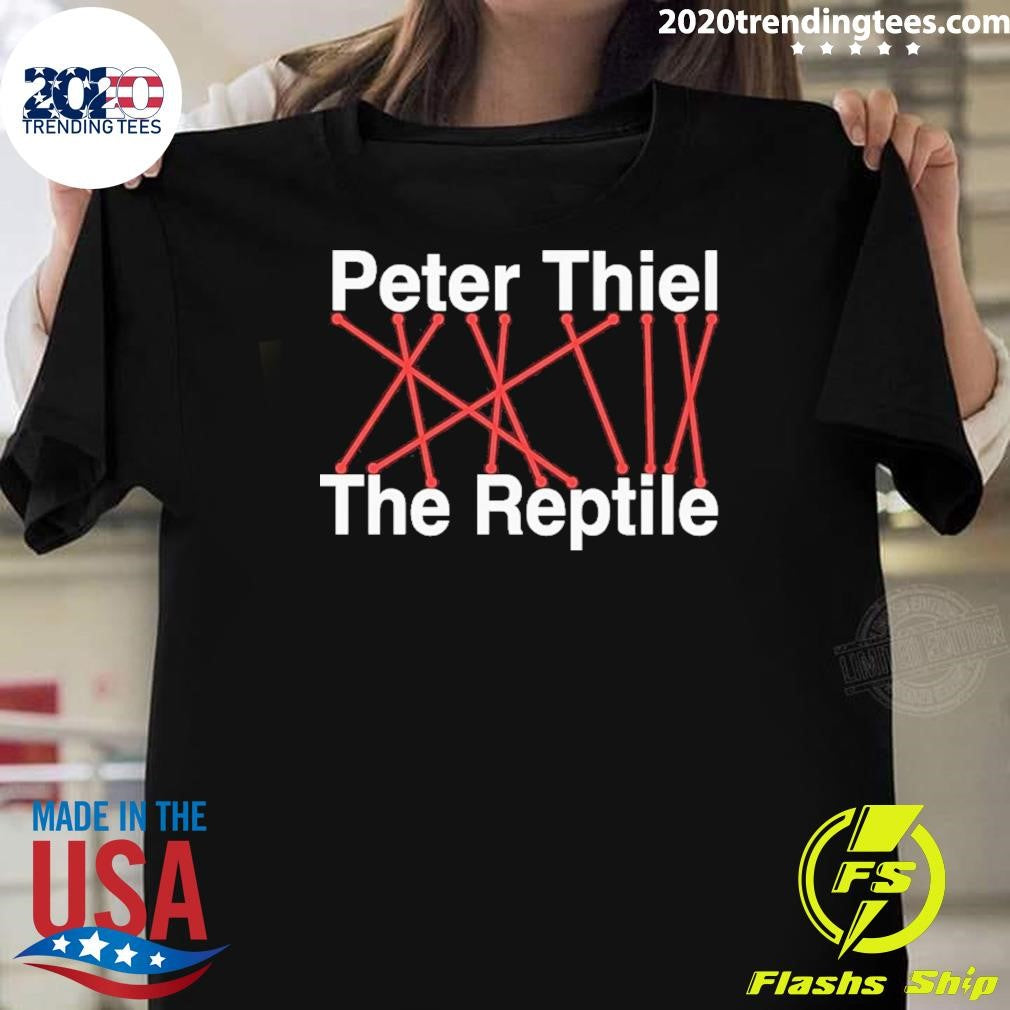 Peter Thiel The Reptile CEO Shirt Unisex T-shirt, Sweatshirt, Hoodie, Long Sleeve Tee - T-Shirt, Sweatshirt, Hoodie