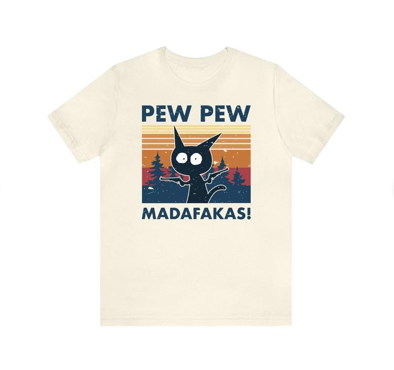 Pew Pew Madafakas Shirt Funny Cat Animal Lovers Shirt Pewpew Shirt Menswear Top Underwear Streetwear T-Shirts, Hoodie, Sweatshirt - T-Shirt, Sweatshirt, Hoodie