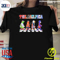 Philadelphia City Sports Mascot Walk Graphic 2026 Shirt Unisex T-shirt, Sweatshirt, Hoodie, Long Sleeve Tee - T-Shirt, Sweatshirt, Hoodie