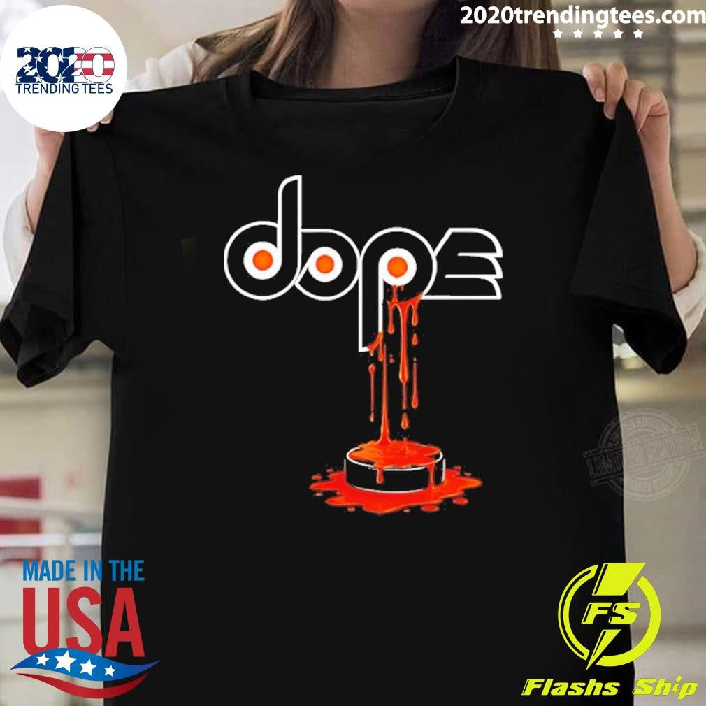 Philadelphia Flyers Dope Dripping Ignite The Orange Shirt Unisex T-shirt, Sweatshirt, Hoodie, Long Sleeve Tee - T-Shirt, Sweatshirt, Hoodie