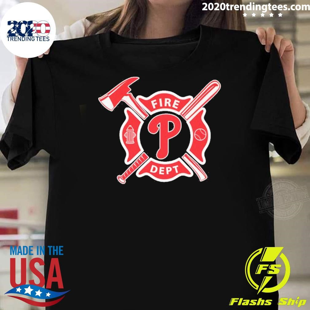 Philadelphia Phillies Fire Dept 2026 Shirt Unisex T-shirt, Sweatshirt, Hoodie, Long Sleeve Tee - T-Shirt, Sweatshirt, Hoodie