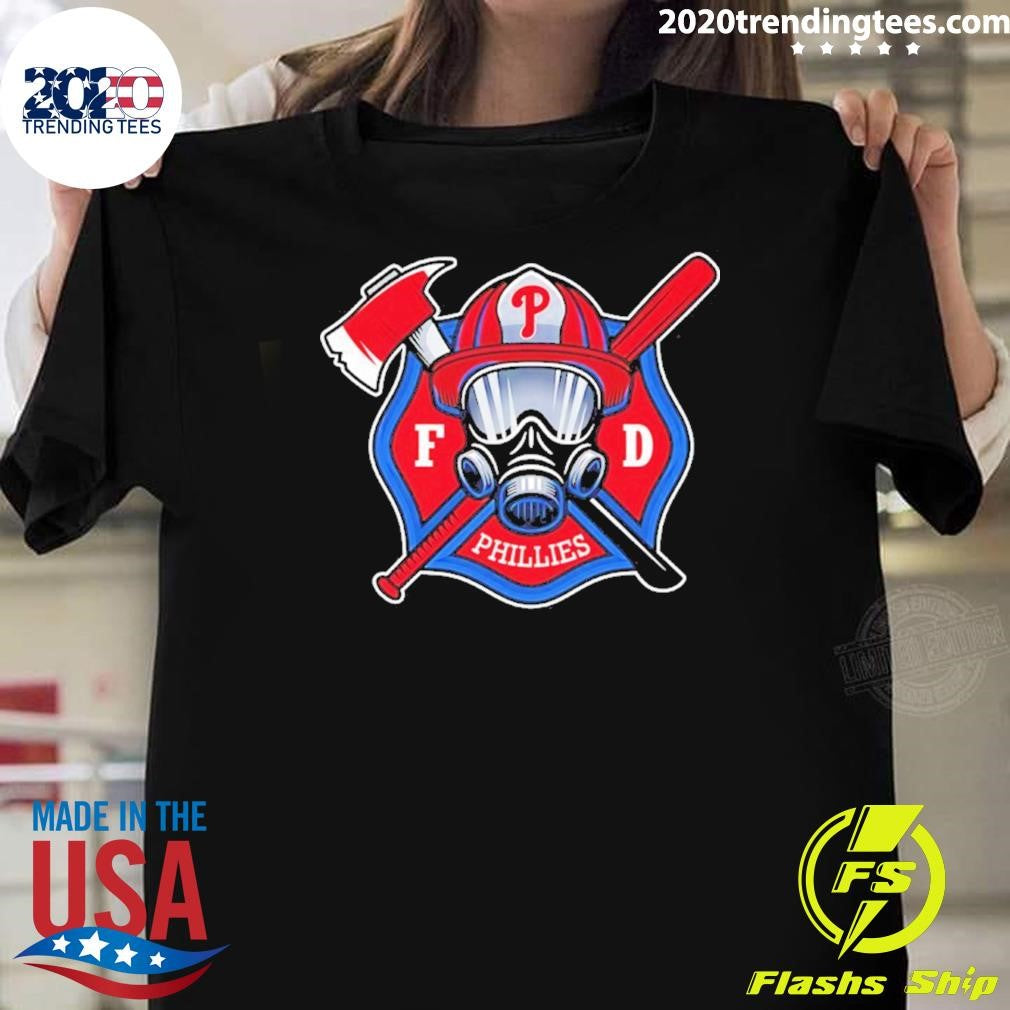 Philadelphia Phillies International Firefighters Day 2026 Shirt Unisex T-shirt, Sweatshirt, Hoodie, Long Sleeve Tee - T-Shirt, Sweatshirt, Hoodie
