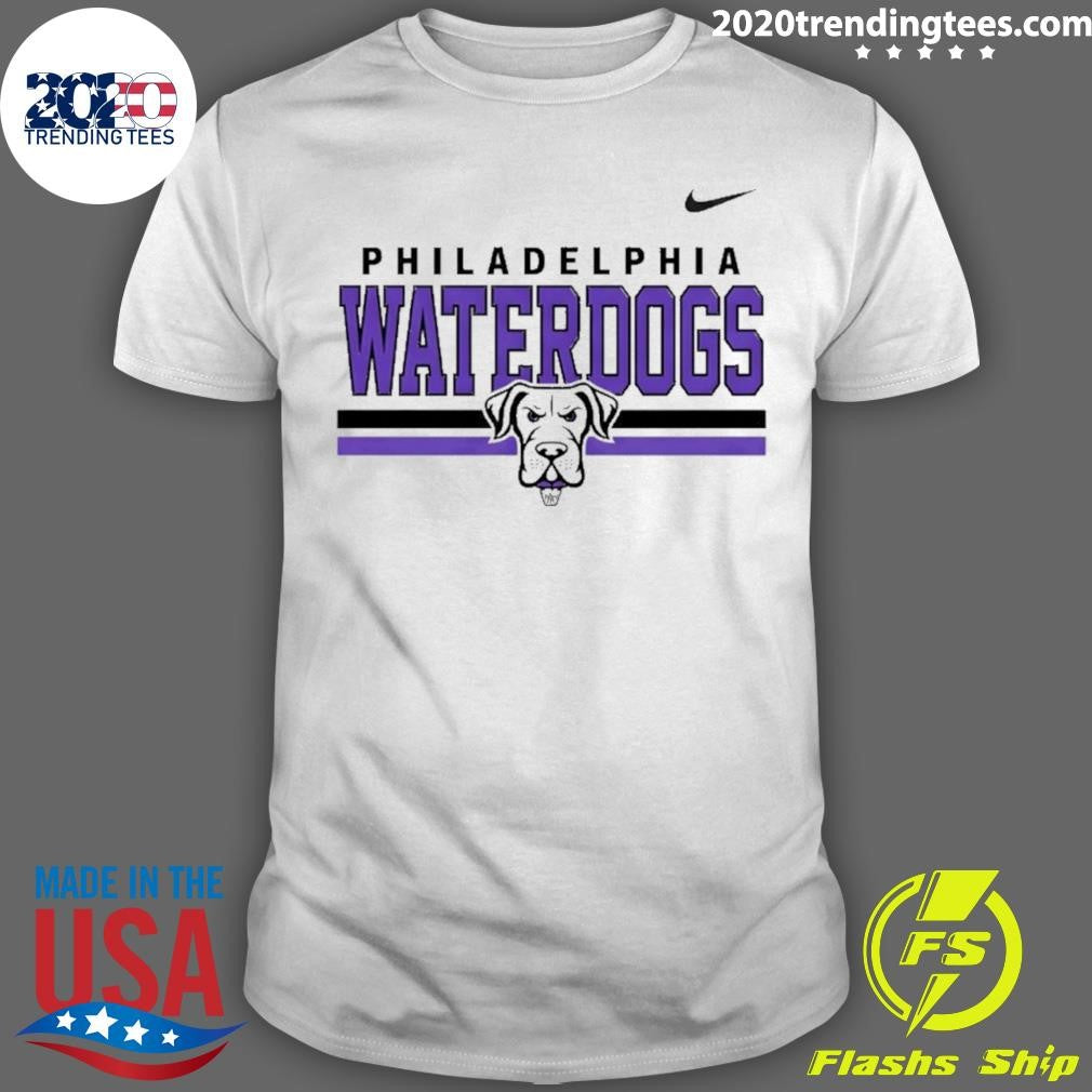 Philadelphia Waterdogs Lacrosse Stripe Shirt Unisex T-shirt, Sweatshirt, Hoodie, Long Sleeve Tee - T-Shirt, Sweatshirt, Hoodie