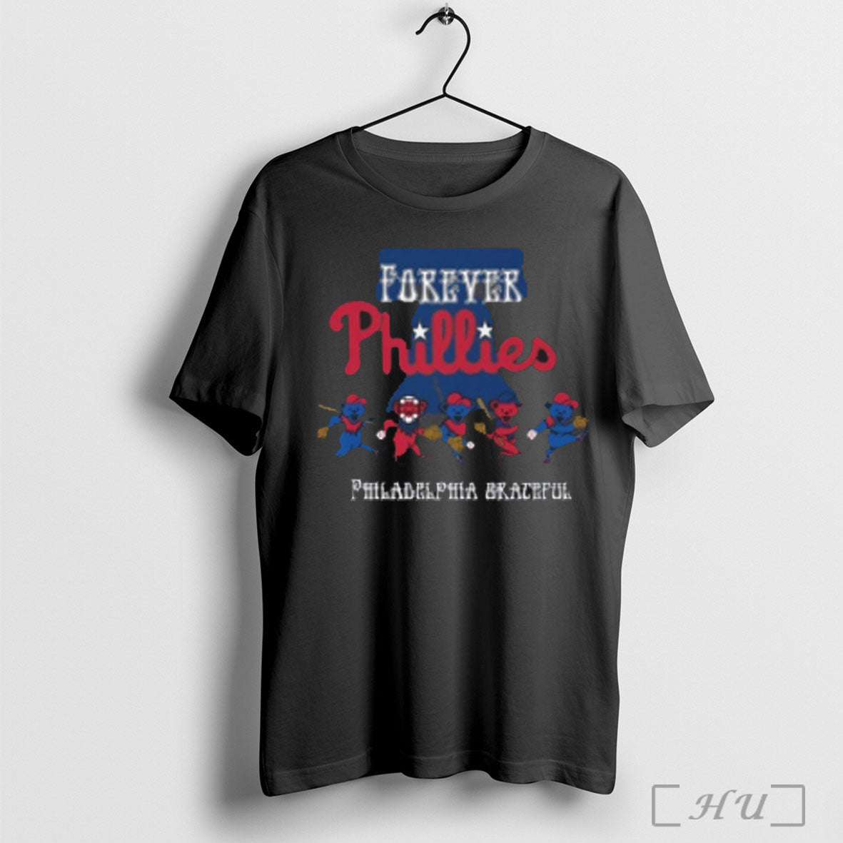 Phillies Grateful Dead Dancing Bears Forever Philadelphia Unisex T-shirt, Sweatshirt, Hoodie, Long Sleeve Tee - T-Shirt, Sweatshirt, Hoodie