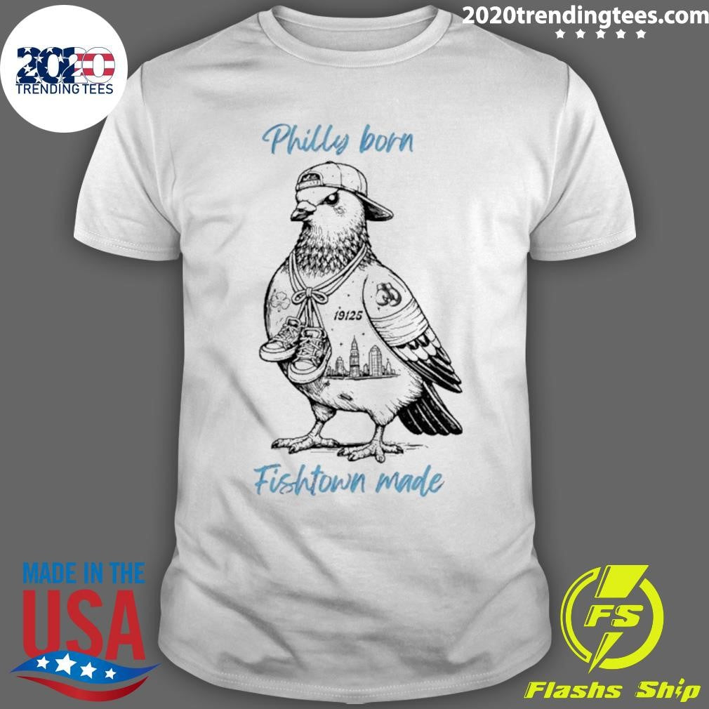Philly Born Fishtown Made 19125 Zip Code Shirt Unisex T-shirt, Sweatshirt, Hoodie, Long Sleeve Tee - T-Shirt, Sweatshirt, Hoodie