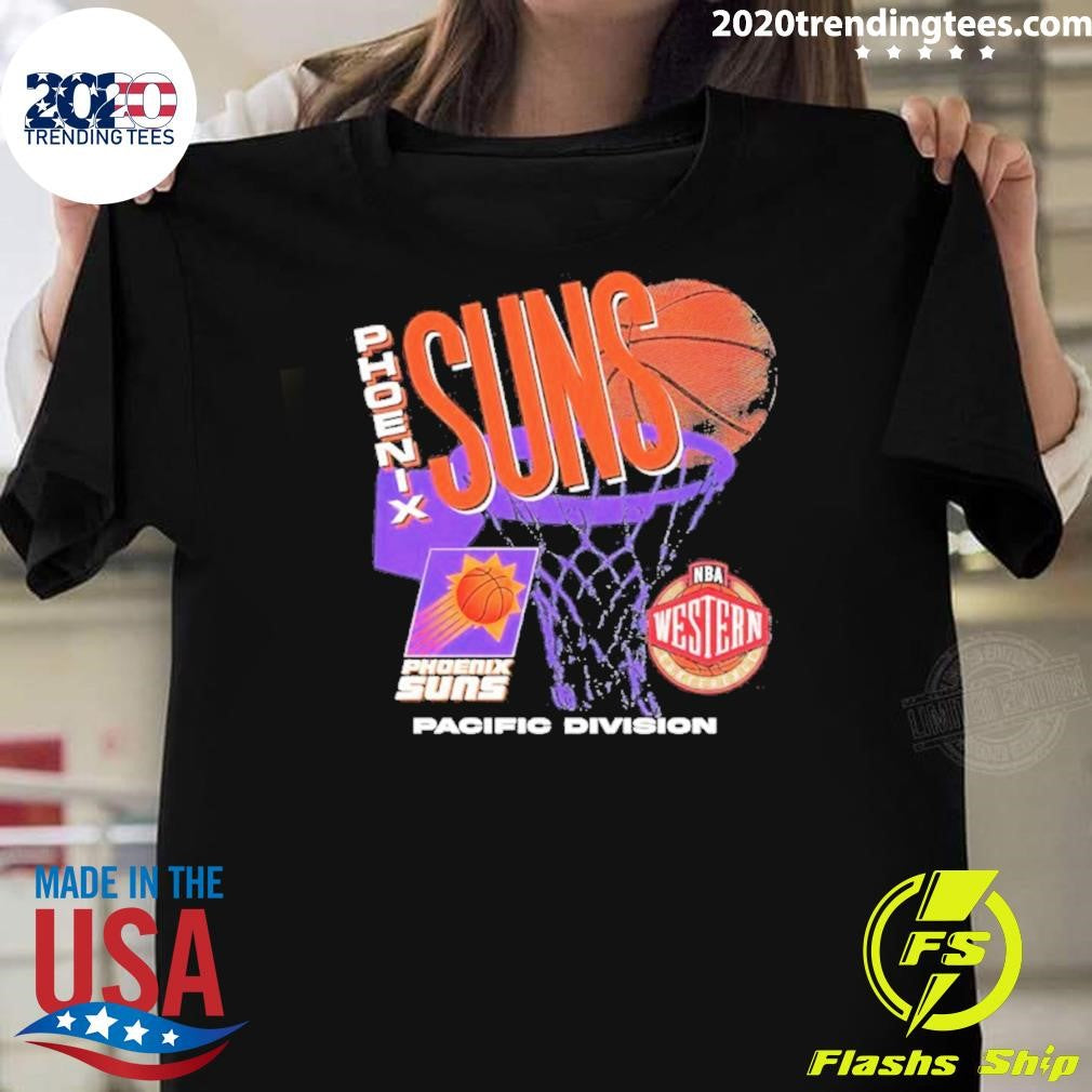 Phoenix Suns Nba Western Pacific Division Hardwood Classics Shirt Unisex T-shirt, Sweatshirt, Hoodie, Long Sleeve Tee - T-Shirt, Sweatshirt, Hoodie