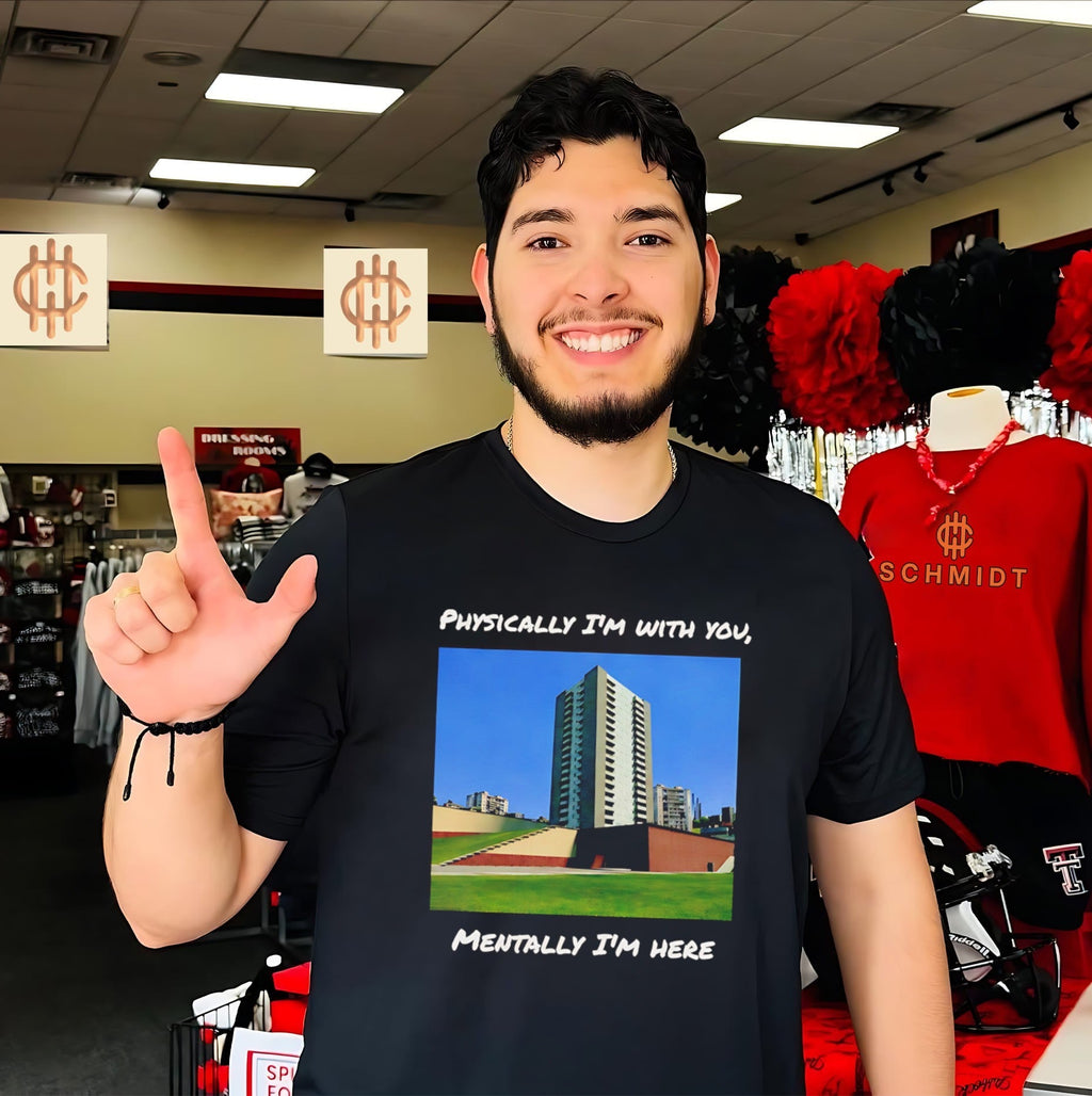 Physically Im With You Mentally Im Here 2026 shirt Unisex T-shirt, Sweatshirt, Hoodie, Long Sleeve Tee - T-Shirt, Sweatshirt, Hoodie