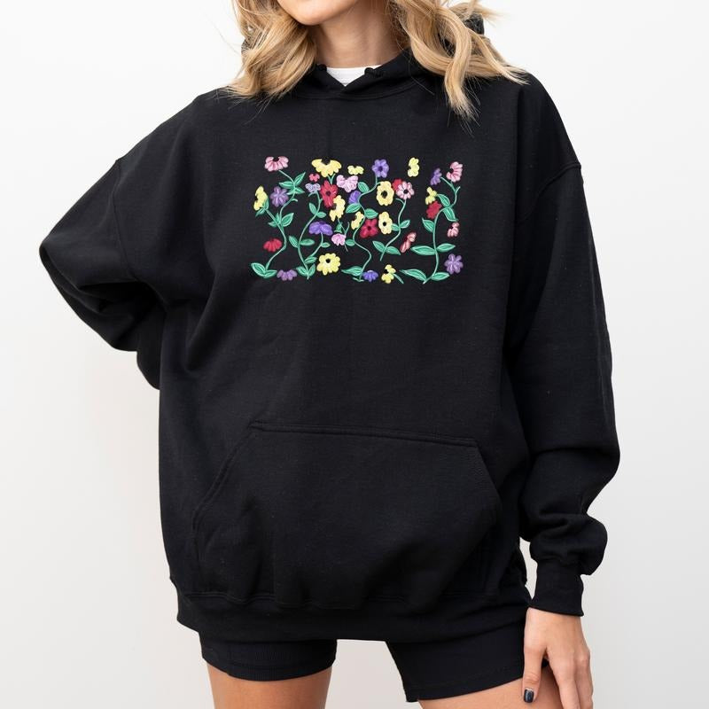 Piano Floral Eras Piano Flowers Watercolor Wildflowers Nature Lovers Outfits T-Shirts, Hoodie, Sweatshirt - T-Shirt, Sweatshirt, Hoodie
