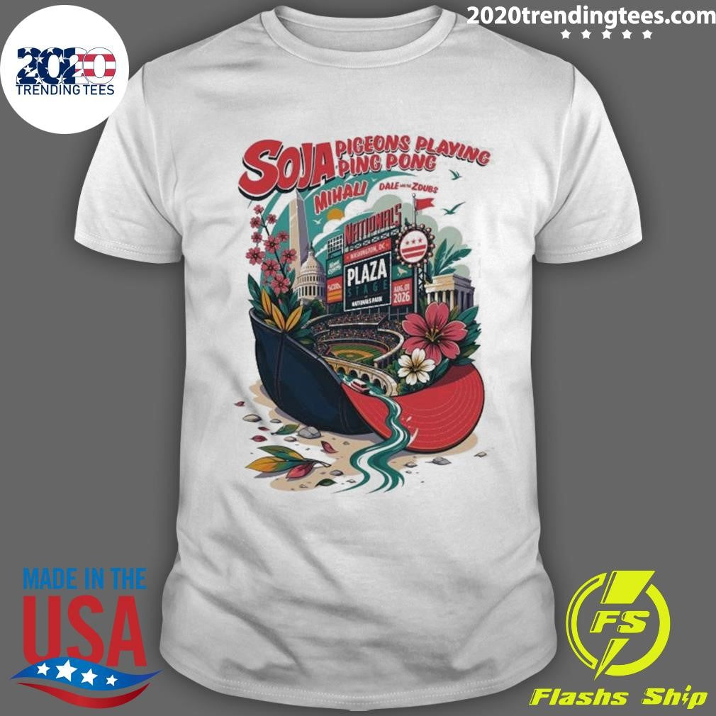 Pigeons Playing Ping Pong Aug 01 2026 Washington, Dc Poster Shirt Unisex T-shirt, Sweatshirt, Hoodie, Long Sleeve Tee - T-Shirt, Sweatshirt, Hoodie