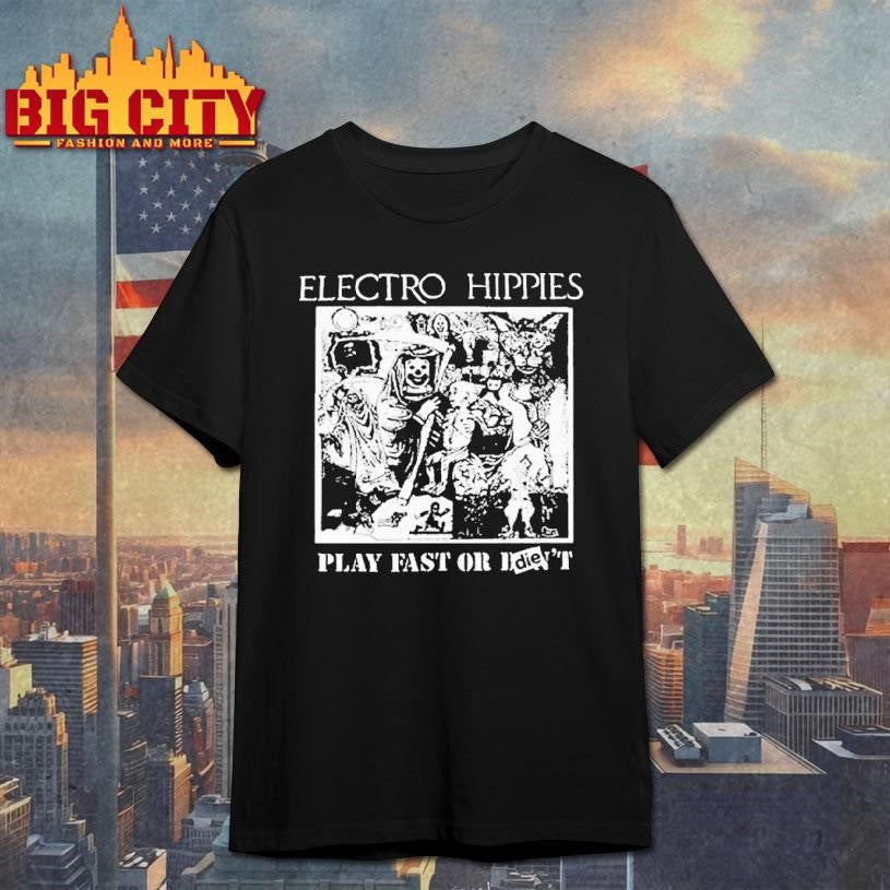 Piled Flesh Electro Hippies Shirt Unisex T-shirt, Sweatshirt, Hoodie, Long Sleeve Tee - T-Shirt, Sweatshirt, Hoodie
