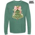 Pink Bow Tree Long Sleeve Comfort Colors 'NLB' T-Shirts, Hoodie, Sweatshirt - T-Shirt, Sweatshirt, Hoodie