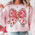 Pink Coquette Heart Shirt You Are Loved Glitter Brushstroke Valentine Bow God Valentine T-Shirts, Hoodie, Sweatshirt - T-Shirt, Sweatshirt, Hoodie