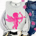 Pink Cupid Sequin Patch T-Shirts, Hoodie, Sweatshirt - T-Shirt, Sweatshirt, Hoodie
