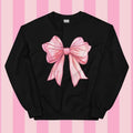 Pink Girly Coquette Bow Relaxed Fit Printed USA Womenswear Casual Comfort Cotton Top Athletic Boho Chic T-Shirts, Hoodie, Sweatshirt - T-Shirt, Sweatshirt, Hoodie