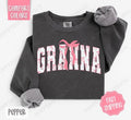 Pink Granna Bow Comfort Colors Cute T-Shirts, Hoodie, Sweatshirt - T-Shirt, Sweatshirt, Hoodie