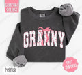 Pink Granny Bow Comfort Colors Cute T-Shirts, Hoodie, Sweatshirt - T-Shirt, Sweatshirt, Hoodie