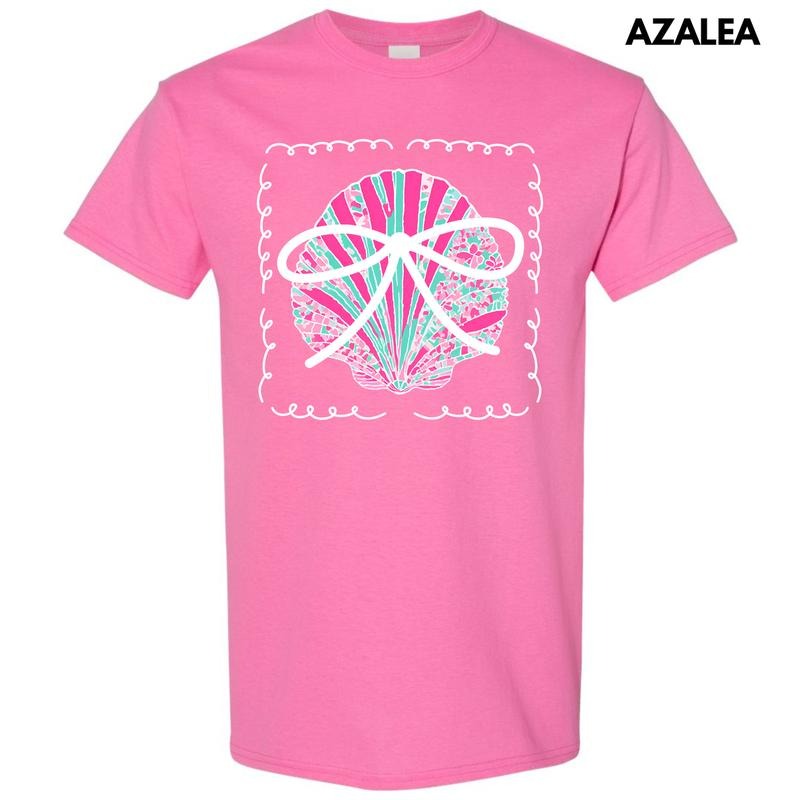 Pink Seashell Coquette Gildan Short Sleeve 'NLB' T-Shirts, Hoodie, Sweatshirt - T-Shirt, Sweatshirt, Hoodie